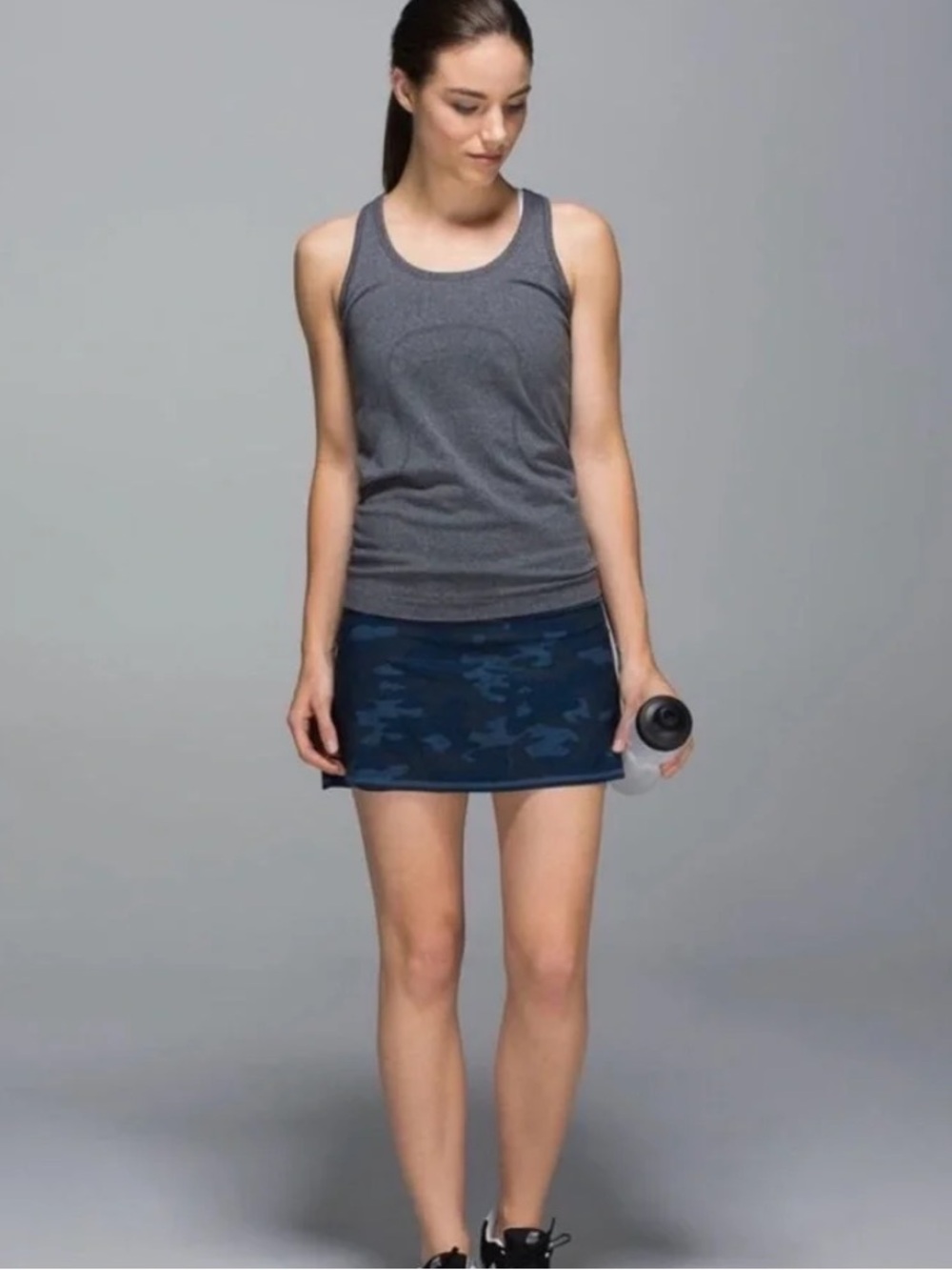 lululemon athletica Navy Camo Mini Skort - Picture 2 of 11